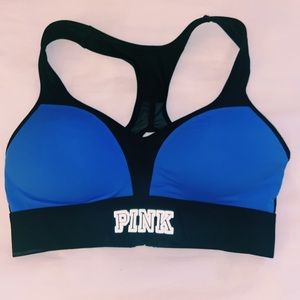 indigo PINK victoria’s secret push up sports bra